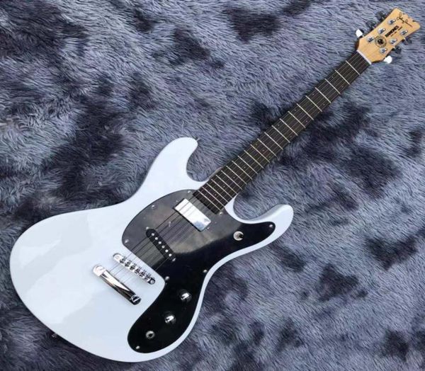 

custom ventures johnny ramone mosrite mark ii white electric guitar tuneamatic stailpiece5701679