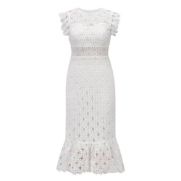 

dresses 2022 summer new maternity dress lace hip lift dress white, Black;gray