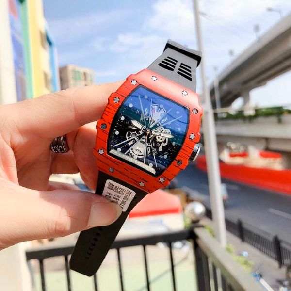 

fantastic r i c h a r d luxury super style male quartz wrist watches rm11 rm11-03 bz74 designer high-end quality rubber strap montre noob lu, Slivery;golden