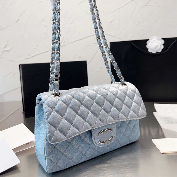 

r evening dress bag fashion classic cf series diamond pattern women chain bag luxury leather single shoulder cross bags handbag purse 25cm