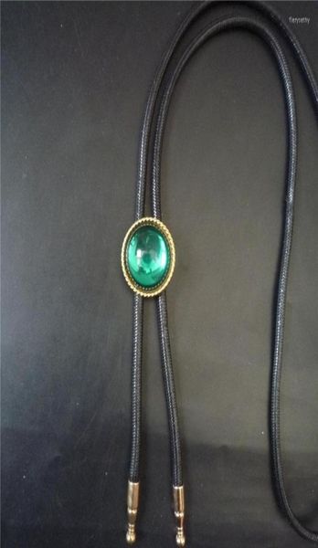 

bow ties collar rope unique cosplay green bolo tie men039s gem for men necklace accessories wedding necktie9750725, Black;gray