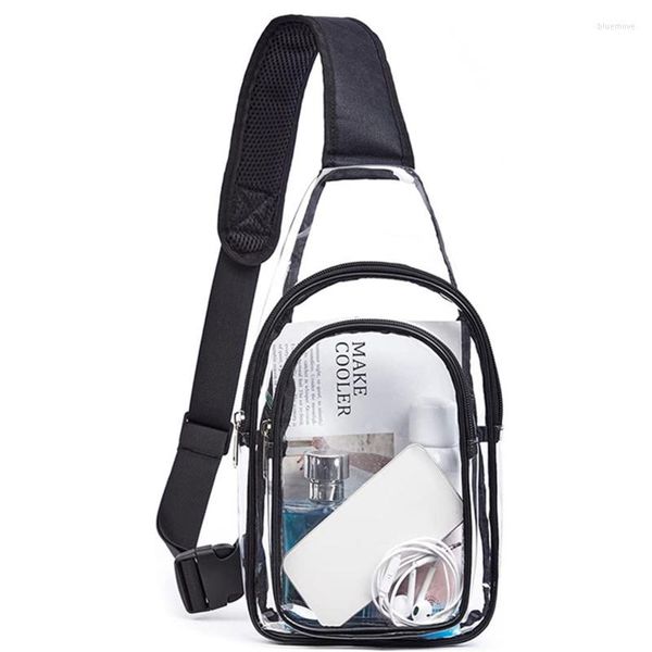 

waist bags clear crossbody man chest bag brand small men shoulder women waterproof usb charging fashion