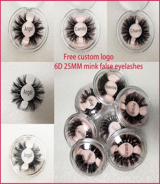 

6d mink lashes dramatic fluffy 25mm long eyelashes messy reusable cruelty eye lash5193216
