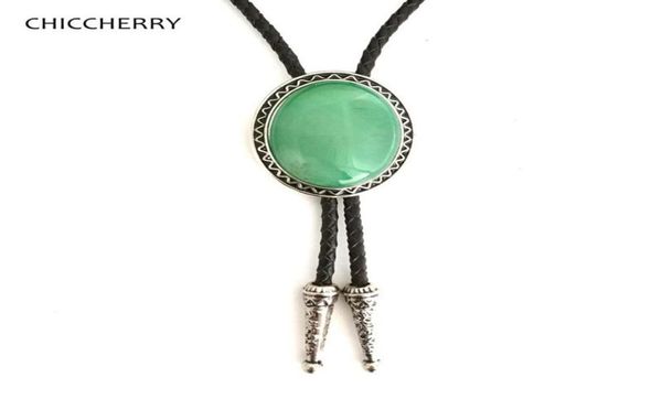 

bow ties handmade emerald inlay oval bolo tie for men women western cowboy novelty neckties fashion accessories wedding gue5809197, Black;gray