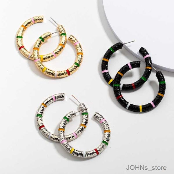 

stud lady multicolor earrings for women fashion statement earrings party jewelry gifts r230630, Golden;silver