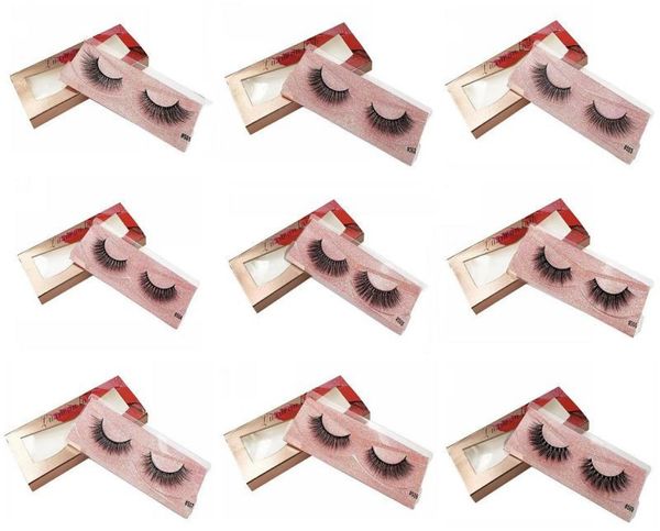 

epacket 3d mink eyelash false eyelashes natural long fake eyelash extension thick cross fake eyelash with the box7677045