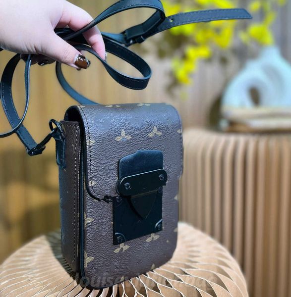 

s-lock vertical wearable wallet designer crossbody bag phone bag men mini purse shoulder bag purse wallet women 103354