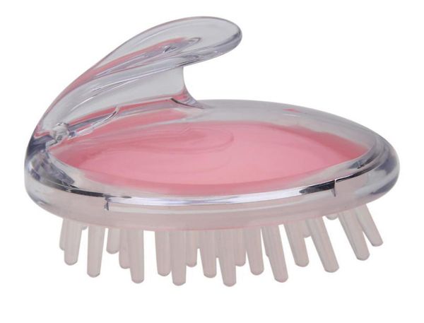 

head body massager sile brush shampoo scalp massage hair washing comb shower bath spa slimming ca sqcyko6203962, Silver
