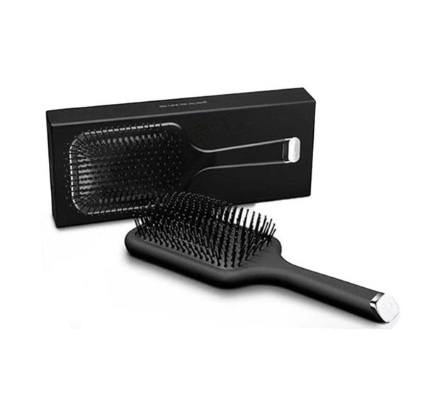 

epack detangling brush paddle hair brush air cushion comb brand comb detangling brush hair straightener iron with retail box5908024, Silver