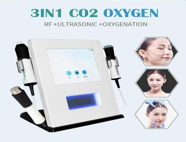 

3 in 1 oxygen spray facial wrinkle removal skin rejuvenation whitening beauty machine with co2 bubble1904019, Black;white
