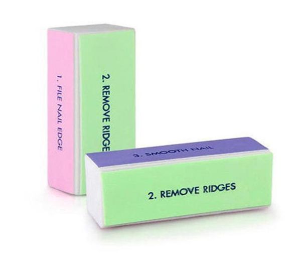

whole 5 pcs nail art manicure 4 way shiner buffer buffing block sanding file beauty accessories9290262