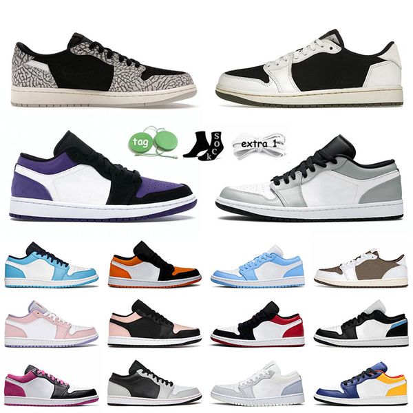 

jumpman jorda 1 low basketball shoes sports jordens 1s sneakers olive black guava ice starfish shadow toe light smoke grey bronze eclipse me