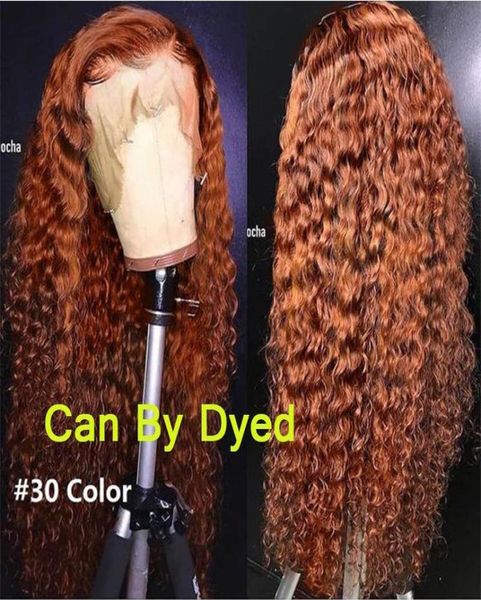 

transparent 360 lace frontal wigs for black women kinky curly virgin hair part wig 150 density pre plucked with baby hair6754988, Black;brown