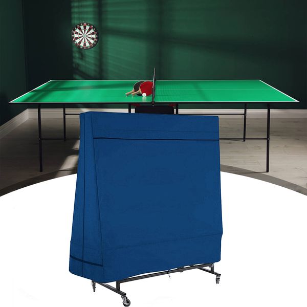

table tennis balls waterproof zipper protective cover portable indoor outdoor furniture ping pong dustproof rainproof blue 230629
