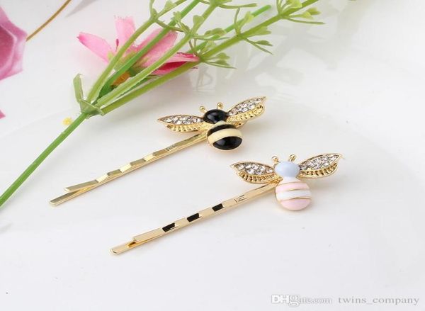 

cute girls crystal wings bees hair jewelry animal styles hairpins hair clips for women039s hair accessories barrettes4905850, Slivery;white