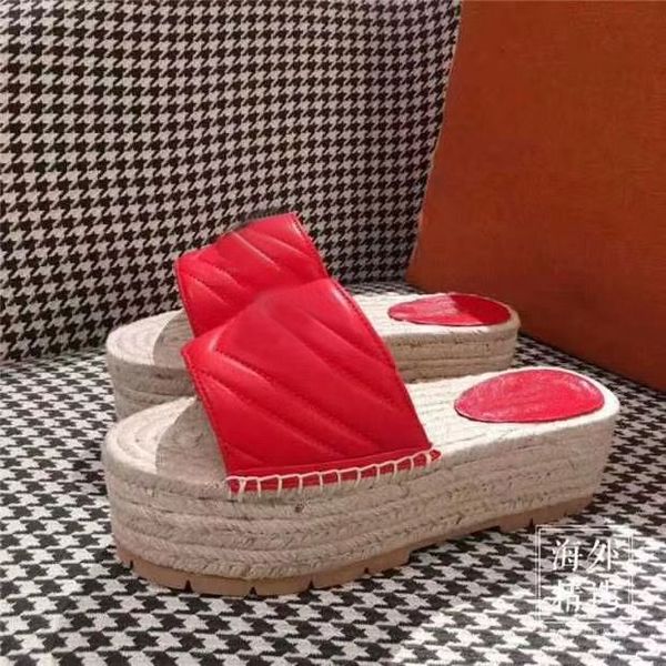 

beach slippers women shoes lady platform sandals high heel slides fashion thick bottom designer cartoon alphabet leather heels letter with s, Black