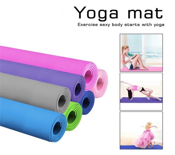 

yoga mat pad 18361 with 10 mm environmental antispin tasteless healthy durable floor mat for fitness camping play4614506