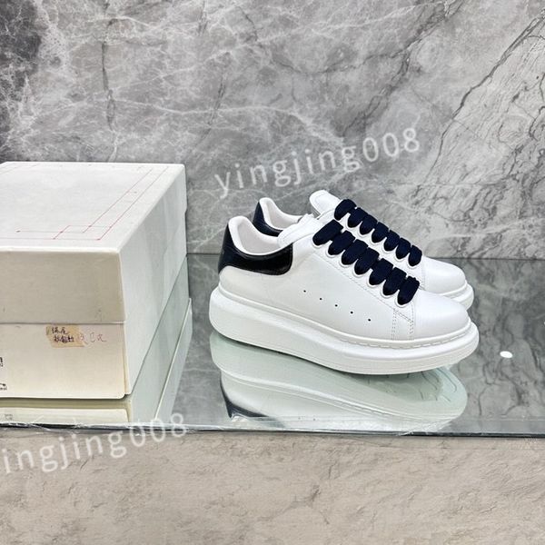 

sneakers calfskin leather style casual shoes sports shoe designer sneaker shoes letters size 35-46 xinshidai230401, Black