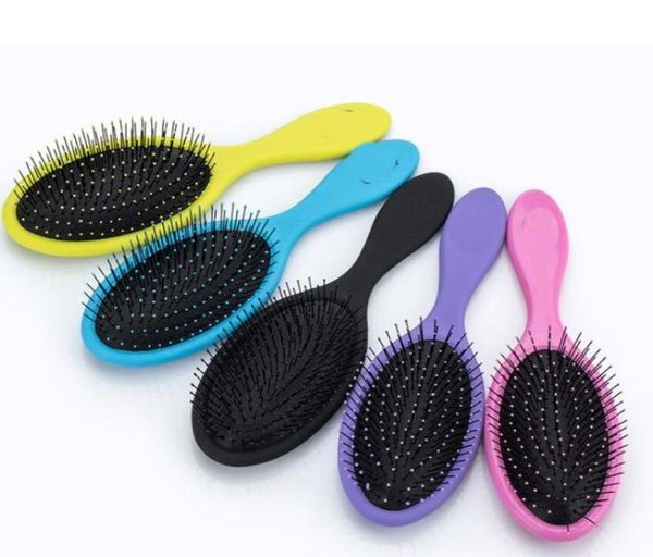 

wet dry hair brush hair detangler brush massage comb with airbags combs for wet hair shower brush5744905, Silver