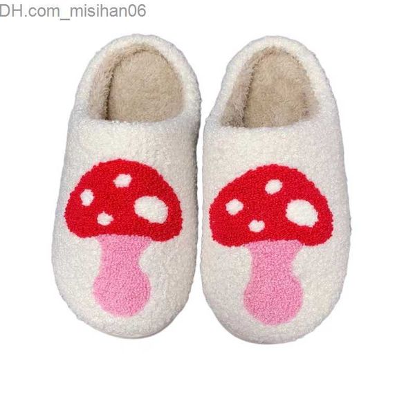 

slippers slippers design pattern cute cartoon mushroom shoe cozy lovely woman and man winter home 220902 z230630, Black