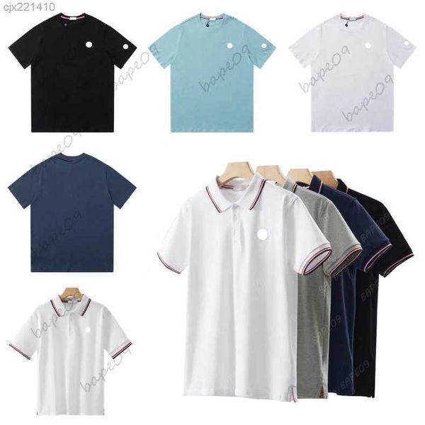

designer polo shirt summer shirt embroidery sleeve shirt v03t, White;black
