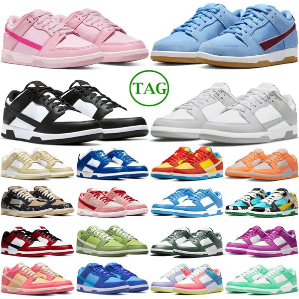 

men women shoes flat sneakers lows panda white black grey fog triple pink unc rose whisper team gold teal zeal unlock your space mens casual