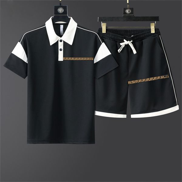 

designer t-shirt mens tracksuits fashion cargo shorts 2 piece sets summer mens tracksuit casual clothing sweatshirt short sleeve sportswear, Gray