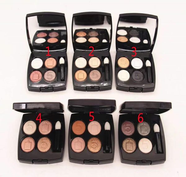 

brand makeup eye shadow 4 colors eyeshadow shadows palette with brush 6 styles 2g3297485