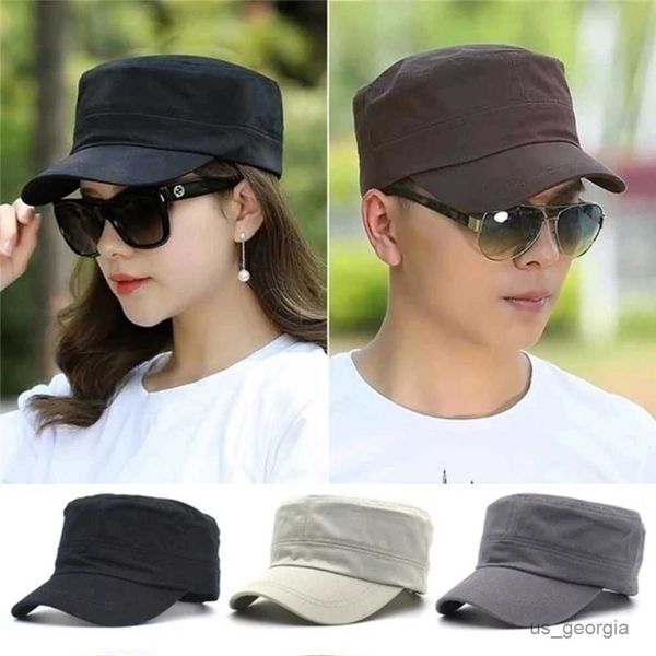 

ball caps men's flat solid army baseball caps boy military tactical snapback cap male summer black solider hats for women r230630, Blue;gray
