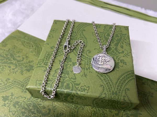 

luxury designer ggsity pendant necklace letter jewelry, Silver