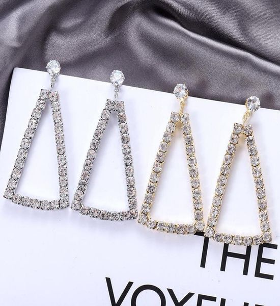 

japan and south korea new fashion temperament versatile earrings personality boast fashion geometric earrings whole jewelry6609194, Golden