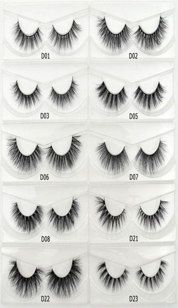 

viso lash eyelashes 3d real mink lashes handmade thick natural false eye lashes makeup glitter packing dseries 11 styles2466321