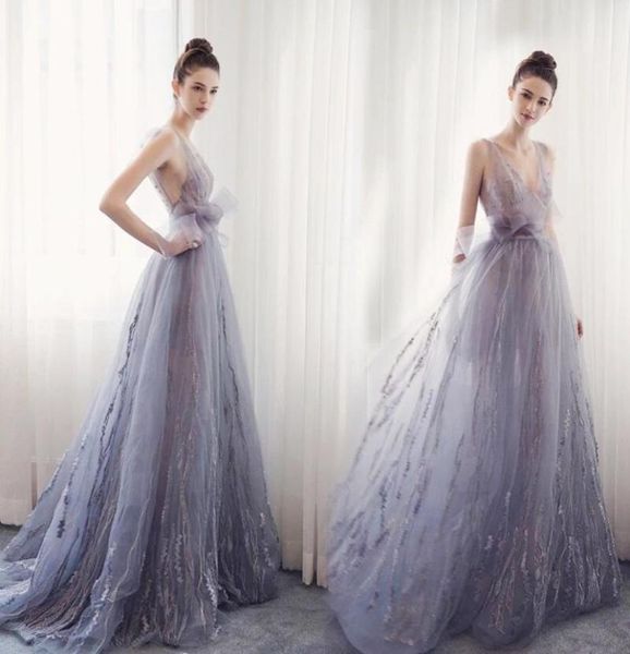 

fashion melancholy evening dresses spaghetti vneck sleeveless aline beaded appliqued backless sheer neck prom gowns9004321, Black;red