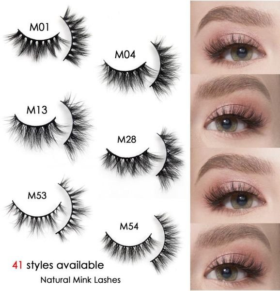 

new 3d mink eyelashes natural short mink eyelashes lashes wispy eye lashes maquillaje fake lashes makeup7107093