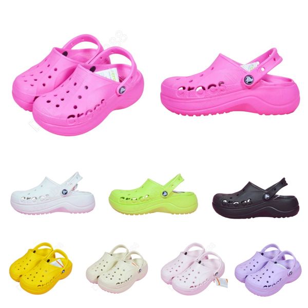 

sandals eva baya classics slippers crocodile shoes lightweight comfortable thick sole women summer slides designers sandalias mujer 206302 a, Black