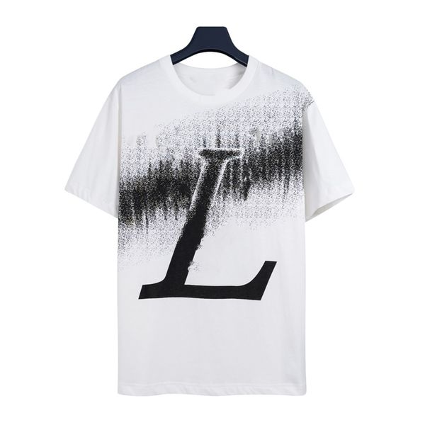 

fashion men's t-shirts 2023 luis men t-shirt retro decoration cotton soft anti- wrinkle letter printing casual couple short sleeve vutt, White;black