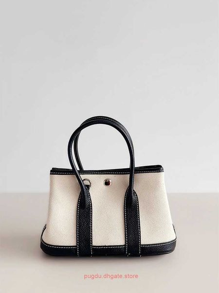 

h home original tote bags online store 2023 summer new white pinned black garden bag premium fashion crossbody women's small handbag wi
