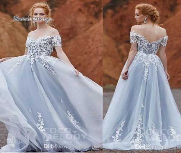 

elegant off shoulder appliques prom dresses short sleeves high end quality evening party dress s4091947, Black