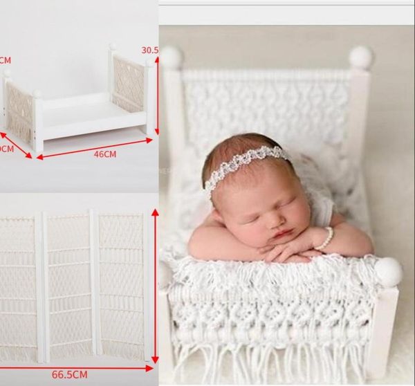 

newborn pography props furniture vintage handwoven tassel bed screen baby boy girl po props for po shoot accessories 7507796270