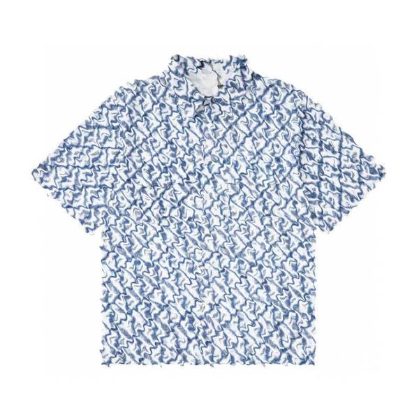 

men's casual shirt summer short sleeved t shirt designer shirts fd jacquard polo shirts luxury brand men's clothing high version b, White;black