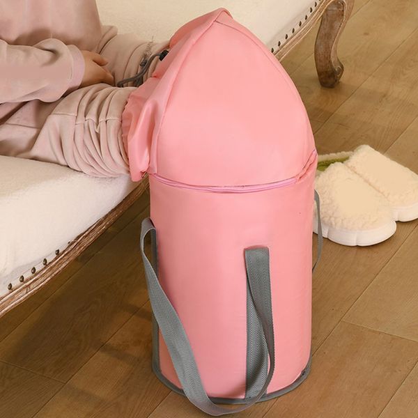 

foot care folding massage buckets feet washbasin insulation thick soak bath bag leakproof spa pedicure 230629