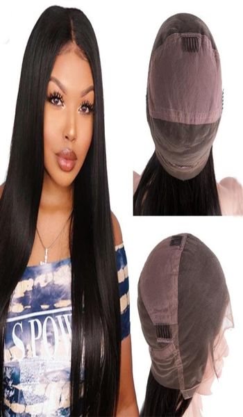 

full lace human hair wigs 210 density 10a grade raw virgin indian hair 360 full lace wigs for women perruques de cheveux humains9280047, Black;brown