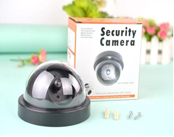 

wireless surveillance home security fake camera simulated indooroutdoor dummy ir led dome with retail packin5638942