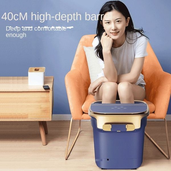 

foot care electric home heating health barrel fumigation bath massage automatic soaking bucket washing 230629