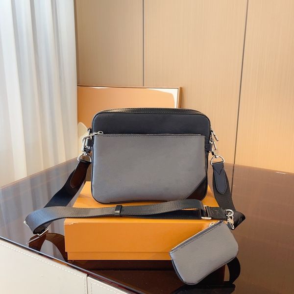 

fashion evening bag cross body wallets leather patchwork men women handbag shoulder bags designer handbags wallet phone bags m69443