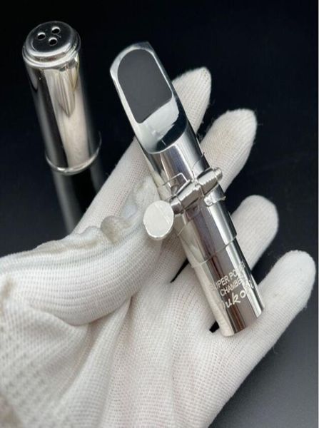

professional tenor soprano alto saxophone silver metal mouthpiece sax mouth pieces accessories size 5 6 7 83190849