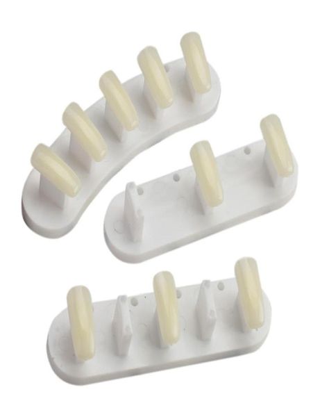 

3 types nail polish color display shelf with 10pcs fake practice nails kit set manicure accessories nail art supply random color9340861