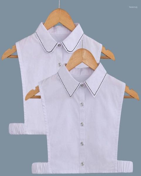 

bow ties formal dress fake collar for mens front tie white lapel blouse detachable women false collars decorative fred221657064, Black;gray
