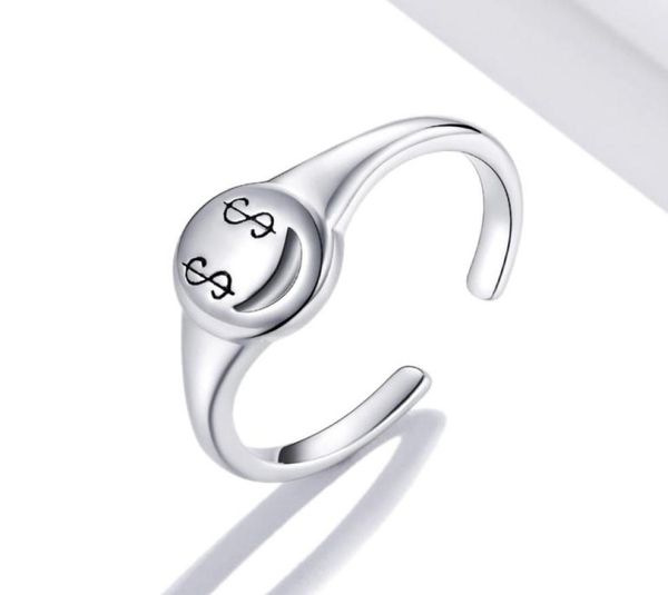 

amazon fashion expression see money eye opening jewelry with side stones men and women creative design opening s925 silver rings4748461