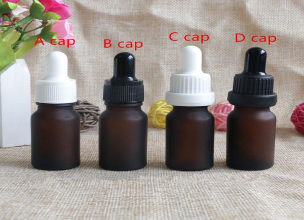 

10ml amber green frosted glass essential oil bottle empty glass dropper vials 10cc dropper bottle f10391895917
